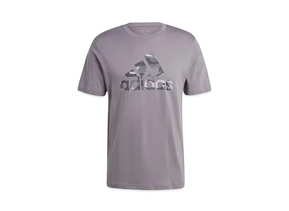 adidas Camo Badge of Sports Graphic Short Sleeve T-Shirt "Grey Four"