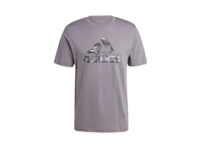 adidas Camo Badge of Sports Graphic Short Sleeve T-Shirt "Grey Four"