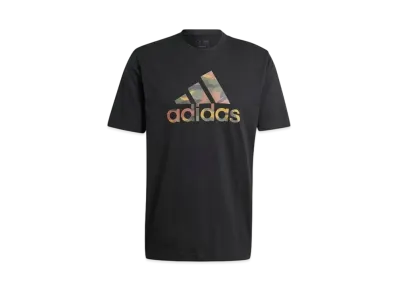 adidas Camo Badge of Sports Graphic Short Sleeve T-Shirt "Black"