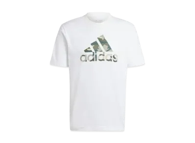 adidas Camo Badge of Sports Graphic Short Sleeve T-Shirt "White"