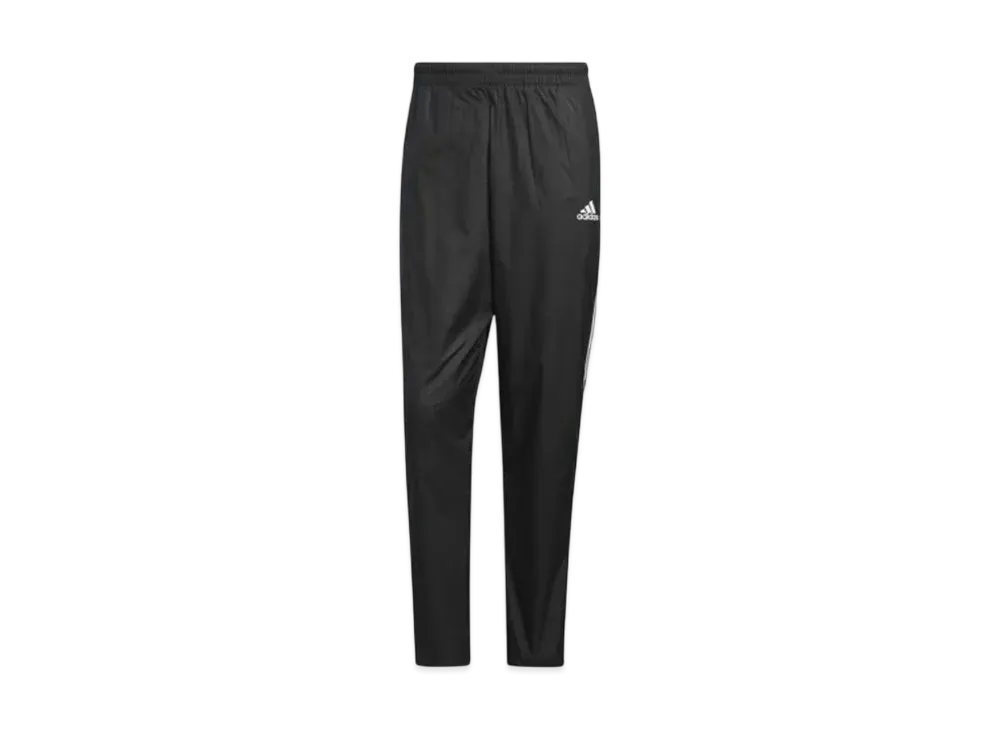 adidas Three Stripes Loose Fit Tapered Leg Open Hem WIND. RDY Wind Pants "Black"