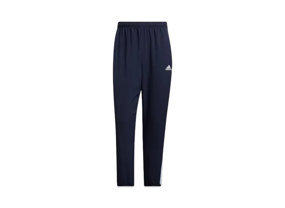 adidas Three Stripes Loose Fit Light Woven Track Pants "Legend Ink/White"
