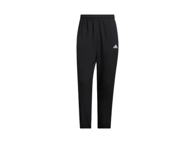 adidas Three Stripes Loose Fit Light Woven Track Pants "Black/White"