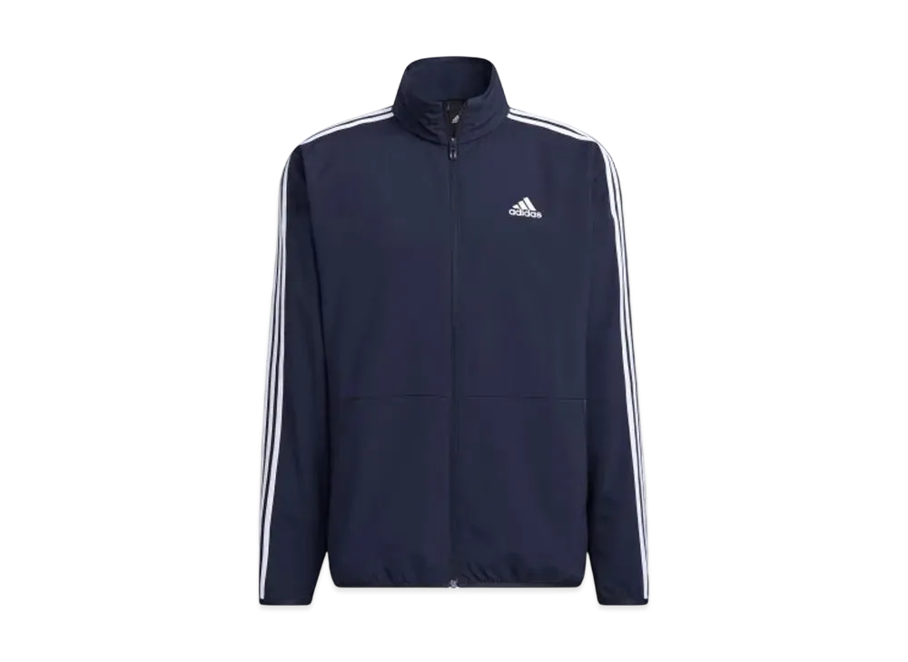adidas Three Stripes Regular Fit Light Woven Track Top "Legend Ink"