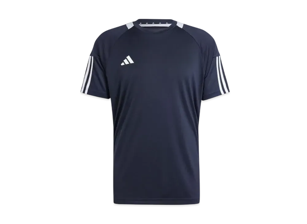 adidas Sereno Aeroready Three Stripes Short Sleeve T-Shirt "Legend Ink/White"