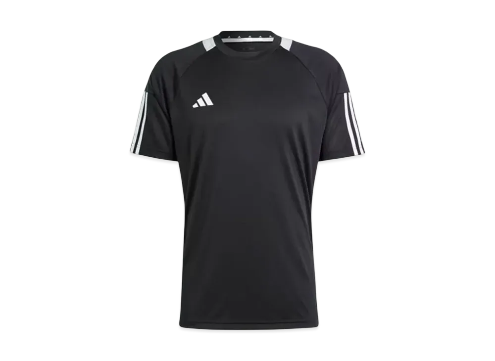 adidas Sereno Aeroready Three Stripes Short Sleeve T-Shirt "Black/White"