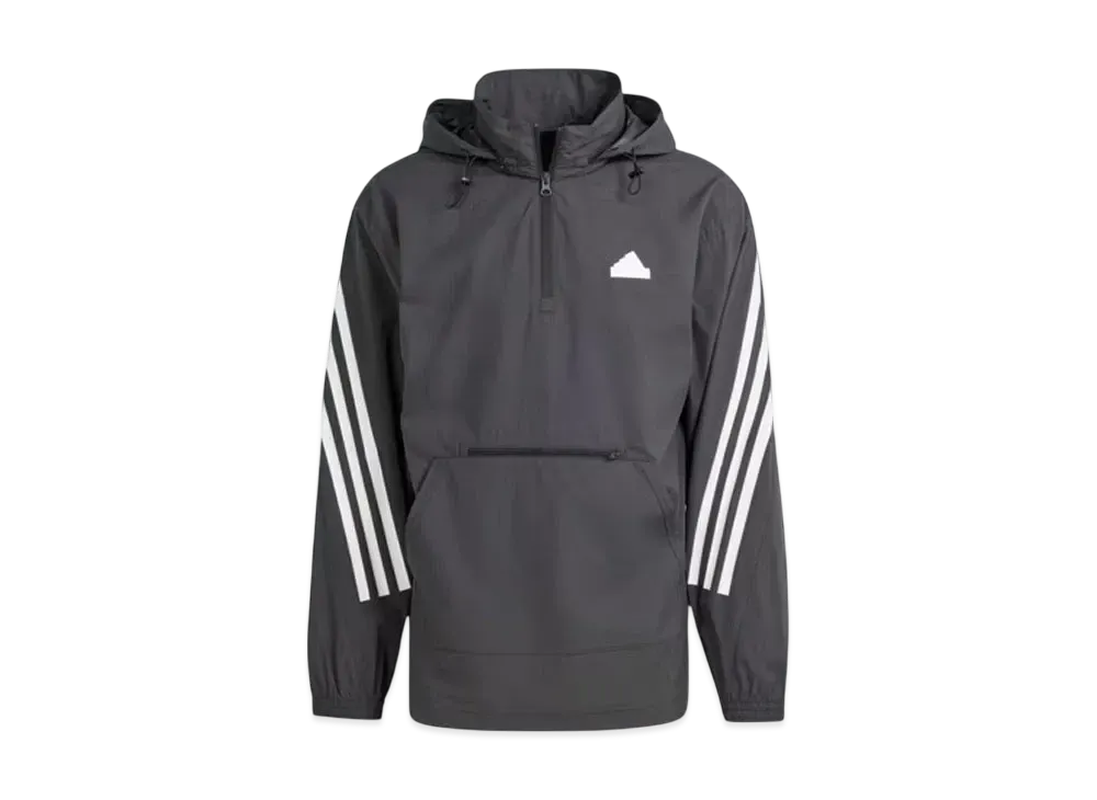 adidas Future Icon Three Stripes Woven Windbreaker "Black"