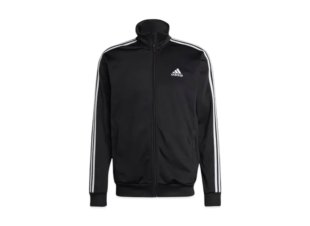 adidas Basic Three Stripes Tricot Tracksuit (Jersey) "Black"