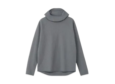 Goldwin Waffle Light Long Sleeve Hoodie (Unisex) "Cloud Gray"