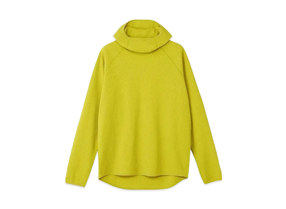 Goldwin Waffle Light Long Sleeve Hoodie (Unisex) "Honey Olive"