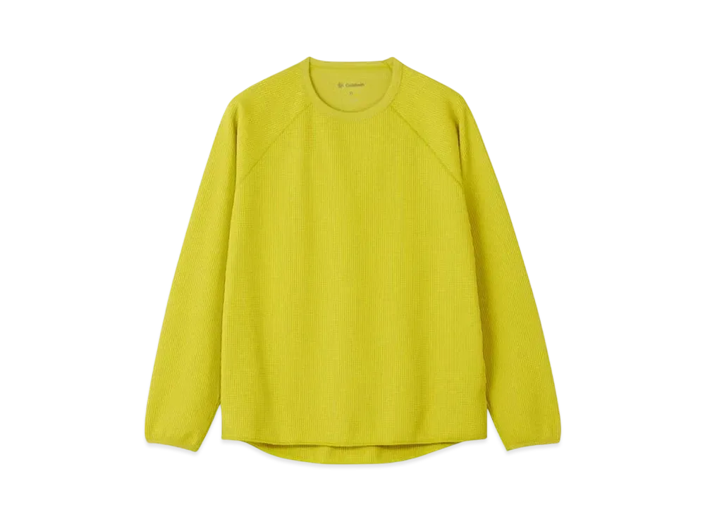Goldwin Waffle Light Long Sleeve T-shirt (Unisex) "Honey Olive"