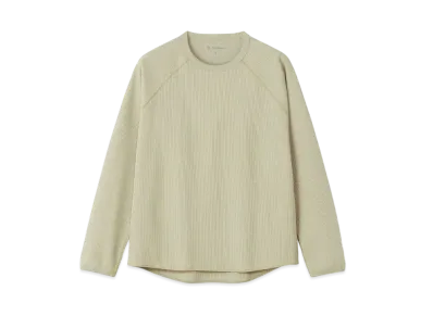 Goldwin Waffle Light Long Sleeve T-shirt (Unisex) "OarkBeige"