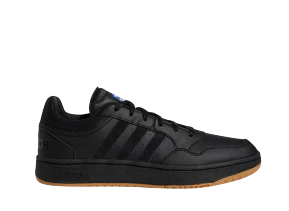 アディダス フープス3.0 ロー クラシック ヴィンテージ "コアブラック/コアブラック/クラウドホワイト"