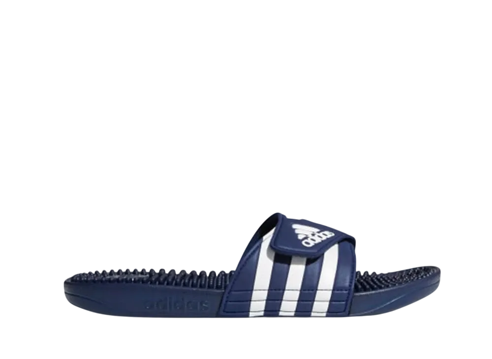 アディダス アディサージ スライド "ダークブルー/クラウドホワイト"