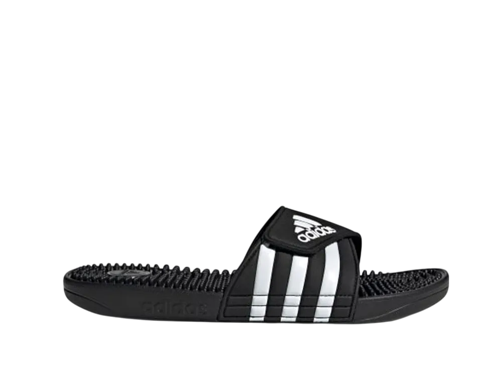 アディダス アディサージ スライド "コアブラック/クラウドホワイト"
