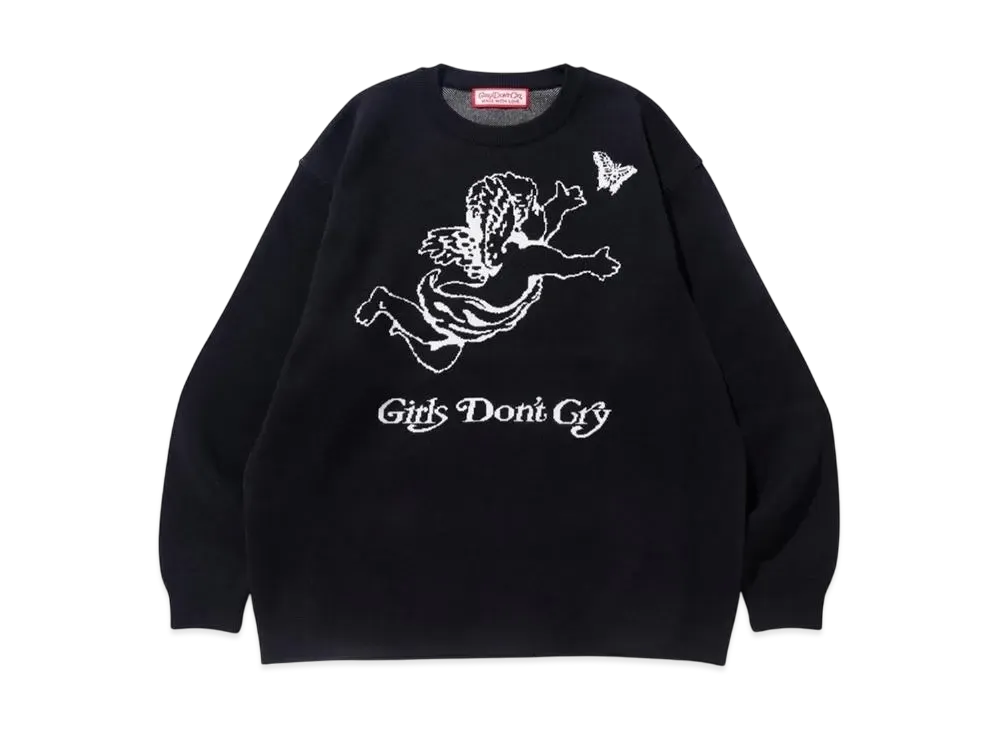 Girls Don't Cry Angel Knit "Black" / VERDY