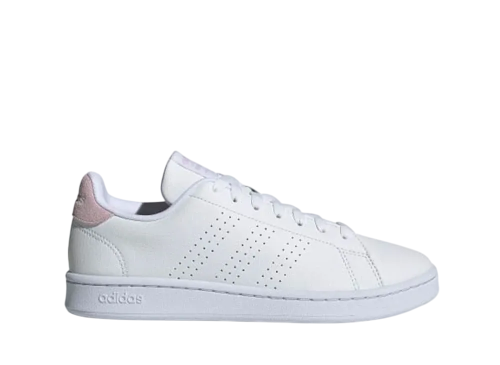 アディダス ウィメンズ アドバンテージ "クラウドホワイト/エアロピンク"