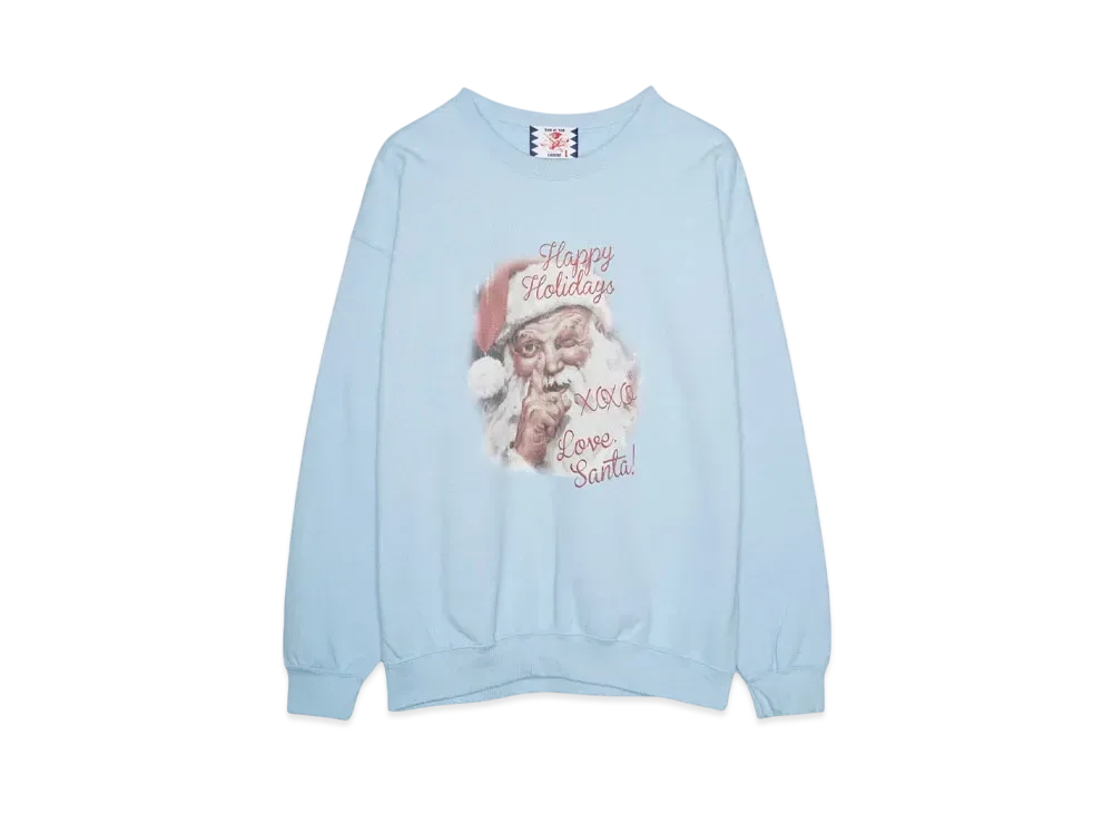 SON OF THE CHEESE WHITE CHRISTMAS CREWNECK SWEATSHIRT "BLUE"