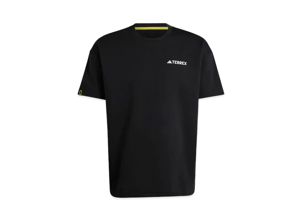 adidas National Geographic Graphics Short Sleeve T-Shirt (Gender Neutral) "Black"