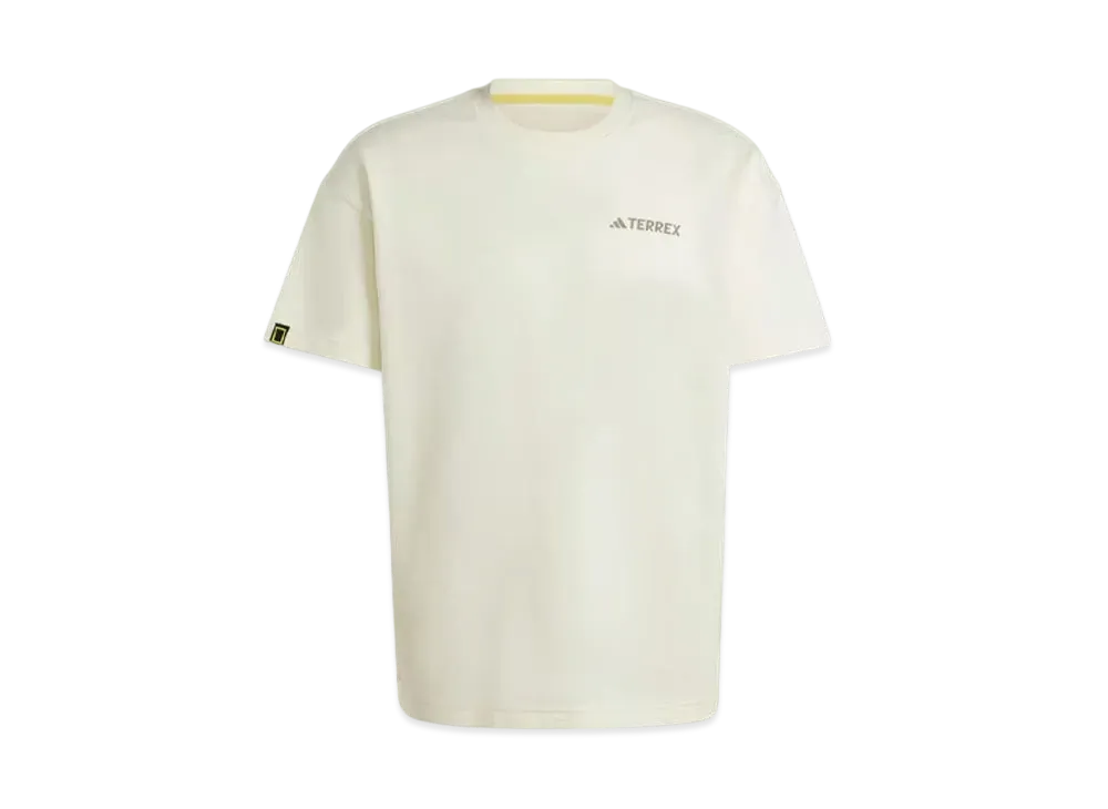 adidas National Geographic Graphics Short Sleeve T-Shirt (Gender Neutral) "Ivory"