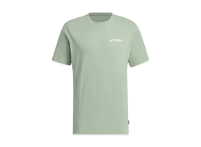 adidas Graphic Polygiene 230 GSM Short Sleeve T-Shirt "Silver Green"