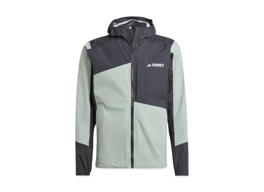 adidas Telex Xperior Hybrid Rain. Rdy Jacket "Silver Green/Black"