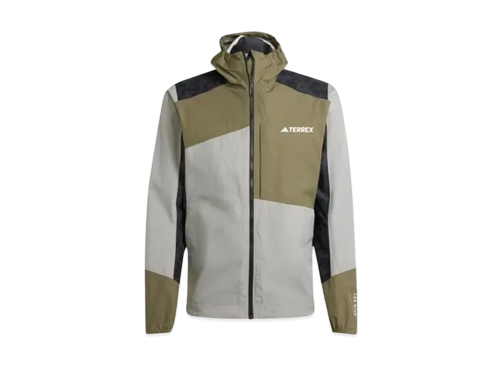 adidas Telex Xperior Hybrid Rain. Rdy Jacket "Charcoal Solid Grey/Olive Strata/Carbon"