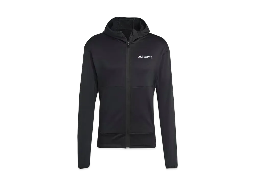 adidas Telex Xperior Light Fleece Hooded Jacket "Black"