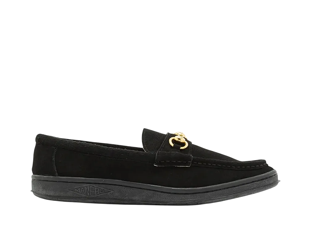 MANEBU Women's BITCH Suede "Black"