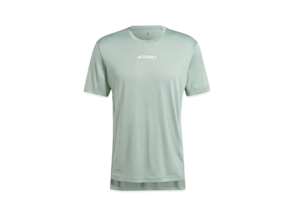 adidas Telex Multi Short Sleeve T-shirt "Silver Green"