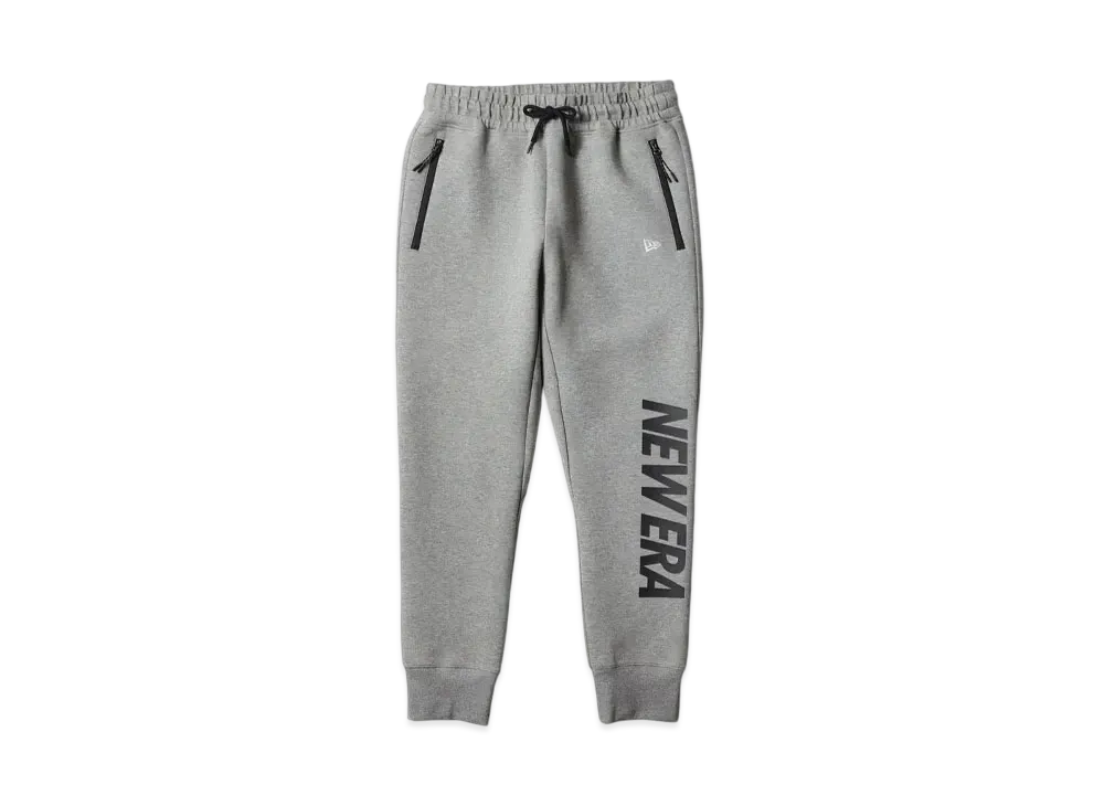 NEW ERA Performance Apparel Tech Sweatpants Wordmark Logo "Heather Grey"