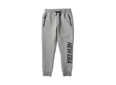 NEW ERA Performance Apparel Tech Sweatpants Wordmark Logo "Heather Grey"