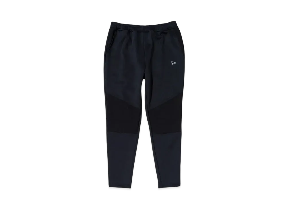 NEW ERA Performance Apparel Warm Up Pants 2 Word Mark "Black/White"
