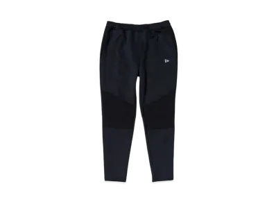 NEW ERA Performance Apparel Warm Up Pants 2 Word Mark "Black/White"