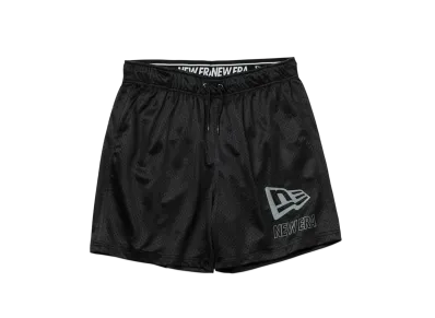 NEW ERA Performance Apparel Mesh Short Pants Big Flag Logo "Black"