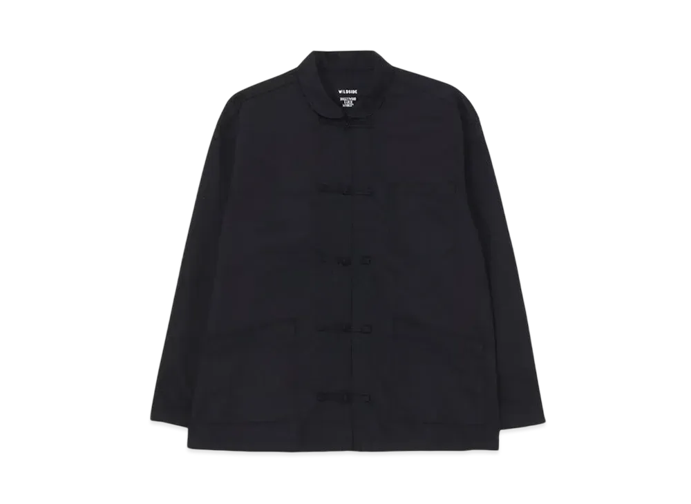 WILDSIDE Yohji Yamamoto x HOLLYWOOD RANCH MARKET French China Jacket "Black"