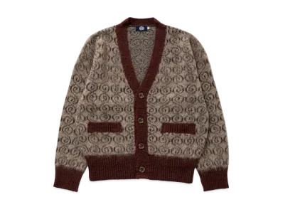 SOL soonerorlater Shaggy Knit Cardigan "Brown"
