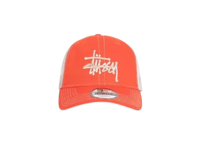 Stussy New Era 9Twenty Basic Trucker "Orange"