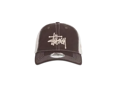 Stussy New Era 9Twenty Basic Trucker "Brown"