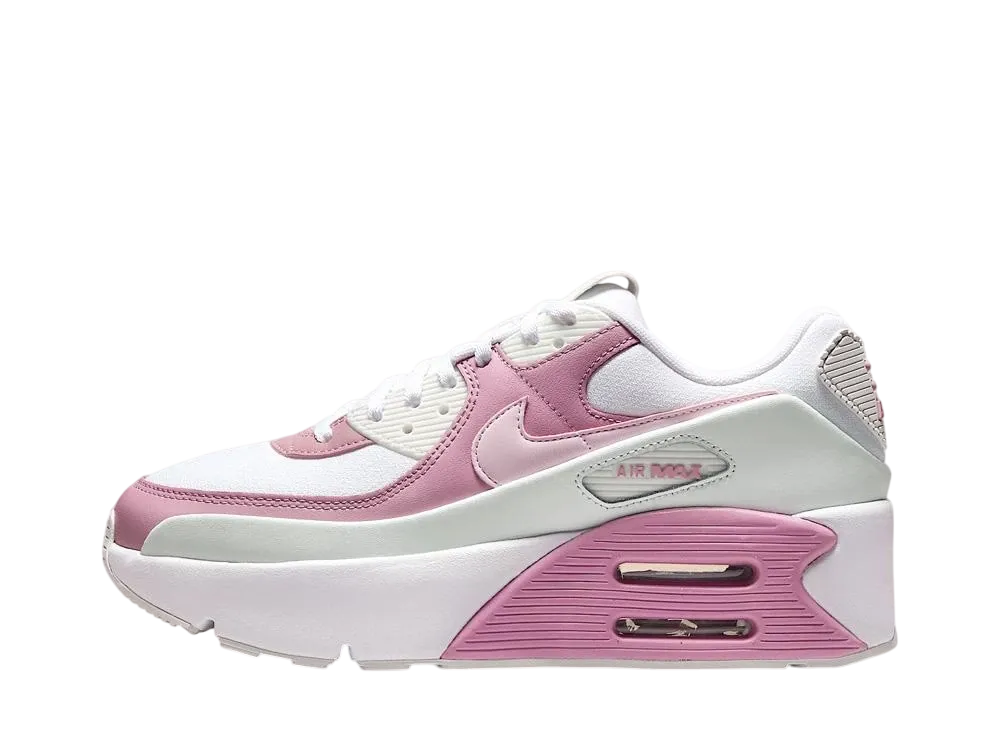 Nike Women's Air Max 90 LV8 "White/Summit White/Elemental Pink/Pink Foam"