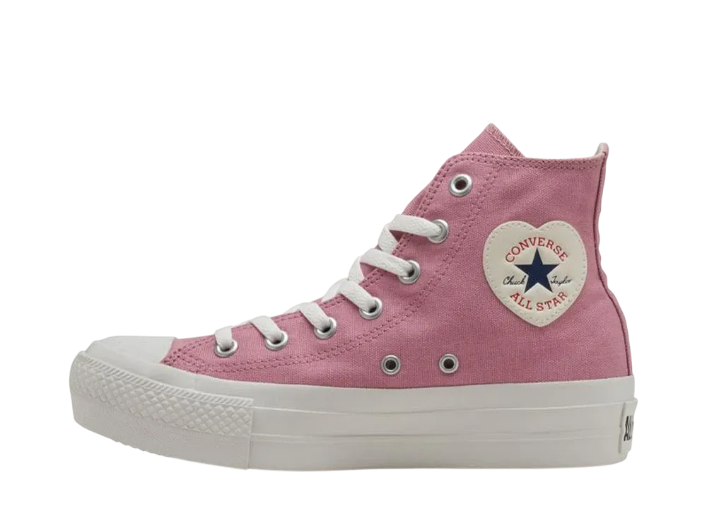コンバース ウィメンズ オールスター PLTS ハートパッチ ハイ "オーキッド"