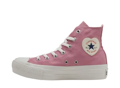 Converse Women's All Star PLTS Heart Patch Hi "Orchid"