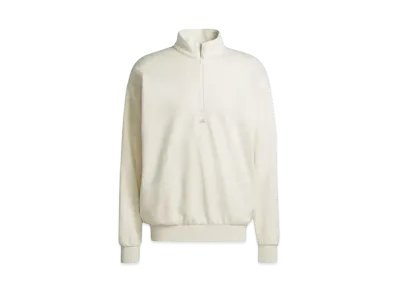 adidas Basketball Half-Zip Sweatshirt "Cream White Mel"