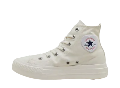 Converse Women's All Star Light PLTS Heart Patch Hi "White"