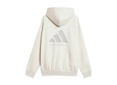 adidas One Basketball Fleece Parka "Cream White Mel"
