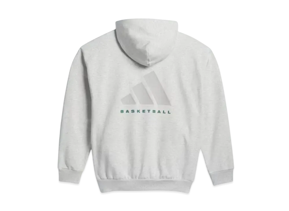 adidas One Basketball Fleece Parka "Grey One Mel"