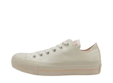 Converse Women's All Star PLTS Rubber Patch OX "White/Baby Pink"