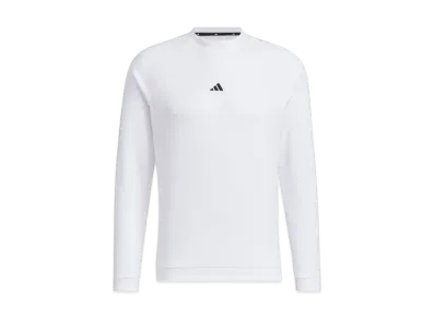 adidas Thermal Crewneck Pullover Long Sleeve Fleece "White"
