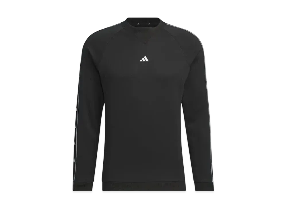 adidas Thermal Crewneck Pullover Long Sleeve Fleece "Black"