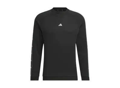 adidas Thermal Crewneck Pullover Long Sleeve Fleece "Black"